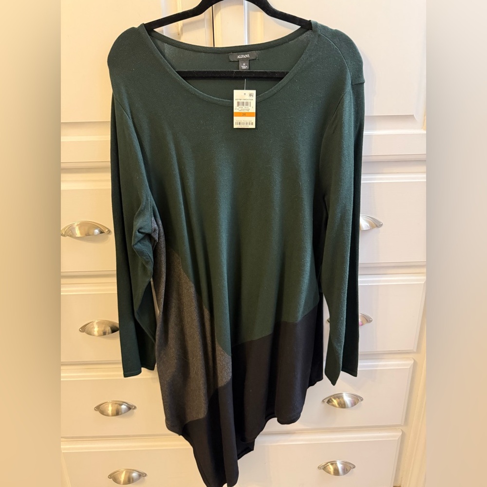 Alfani Color Block Tunic